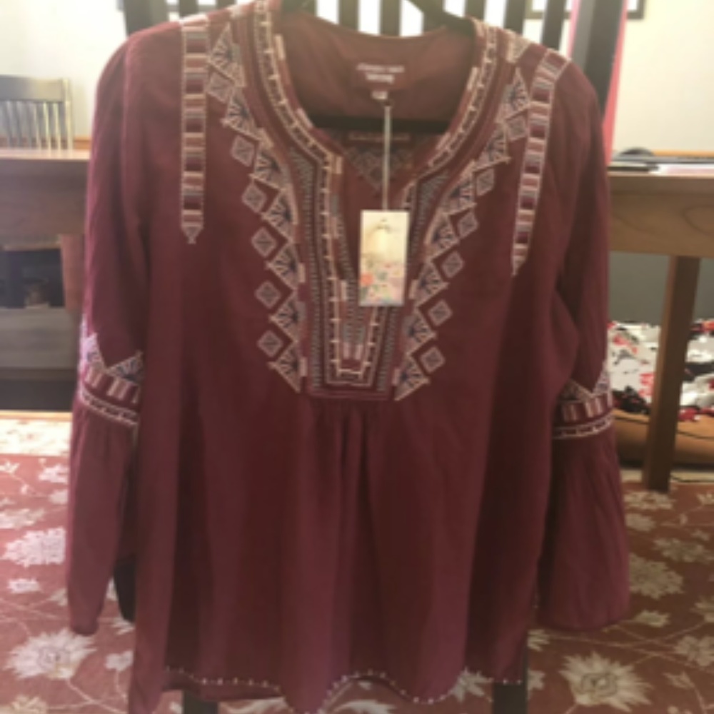 Johnny Was NWT Willow Top